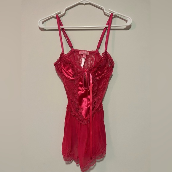 Dollskill hot pink “spoiled but not rotten” onesie - Picture 1 of 5